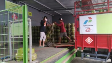 salah satu agen LPG di Kota Batu (foto : Intan Refa)