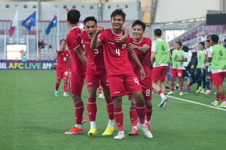Timnas U23 yang akan melawan Uzbekistan di Semifinal Piala Asia (foto : bola.kompas.com)