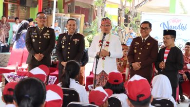 Forkopimda Kota Batu menggelar uji coba makan bergizi untuk siswa sekolah. (Foto : Istimewa)
