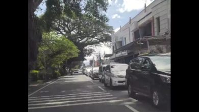 Kepadatan kendaraan di Jalan Ki Ageng Gribig, Kota Malang. (Foto : tangkapan layar video kiriman pendengar)
