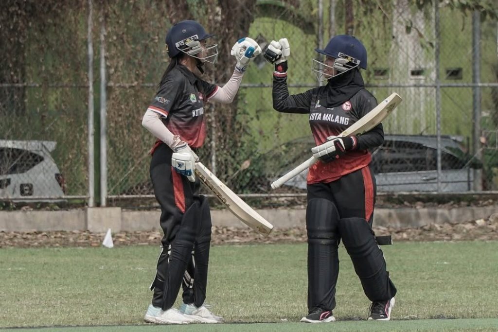 Atlet cabor cricket yang bertanding dalam Porprov IX Jatim 2025. (instagram.com/cricketkotamalang)